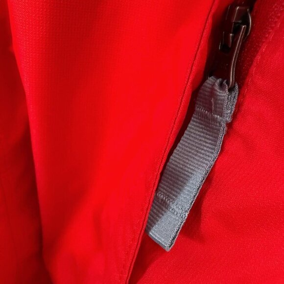 THE NORTH FACE Boys Jacket Large 14/16 Red Hooded Windbreaker Full Zip *TORN - Picture 16 of 16